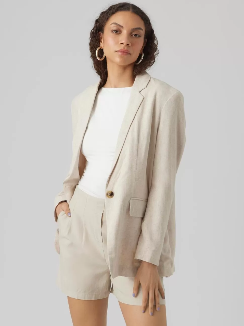 Kavajer^VERO MODA VMLUCYVER Kavaj Oatmeal