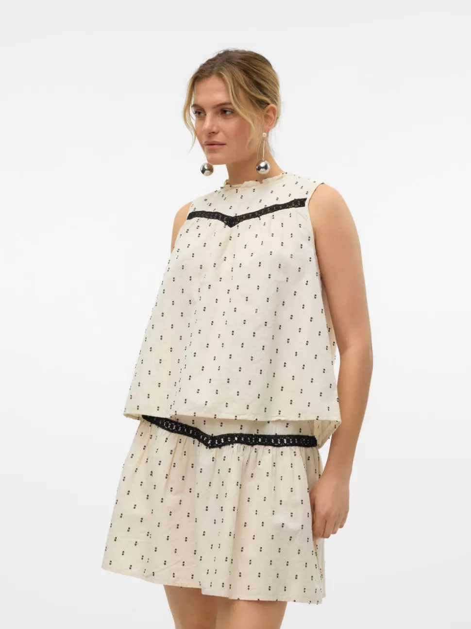 Toppar^VERO MODA VMLULU Topp Oatmeal