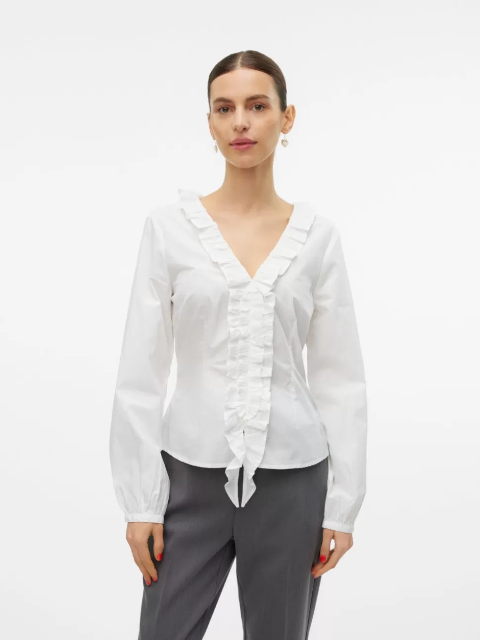 Toppar^VERO MODA VMMACI Topp Snow White