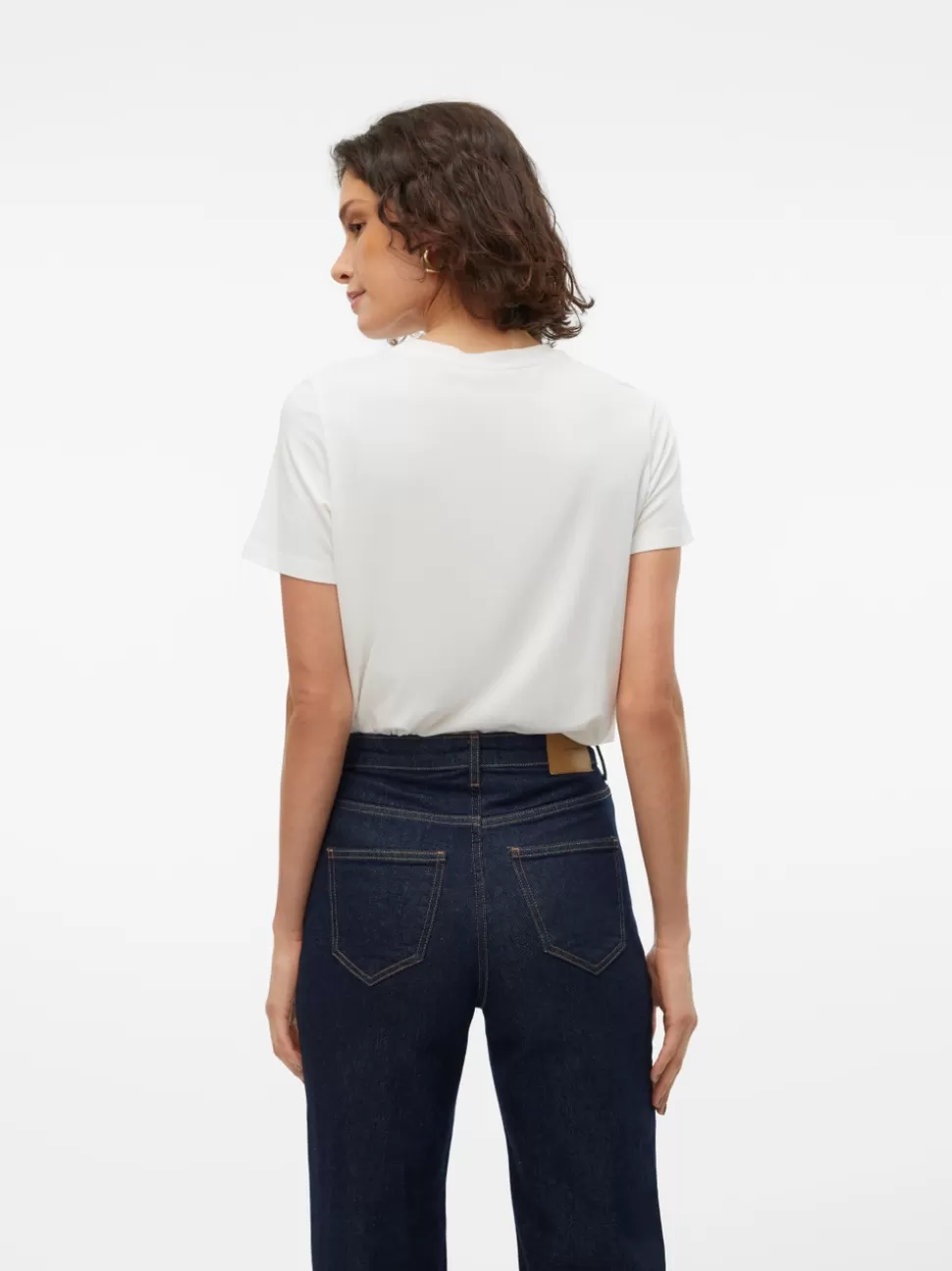 Toppar^VERO MODA VMMACKENZI T-shirt Snow White