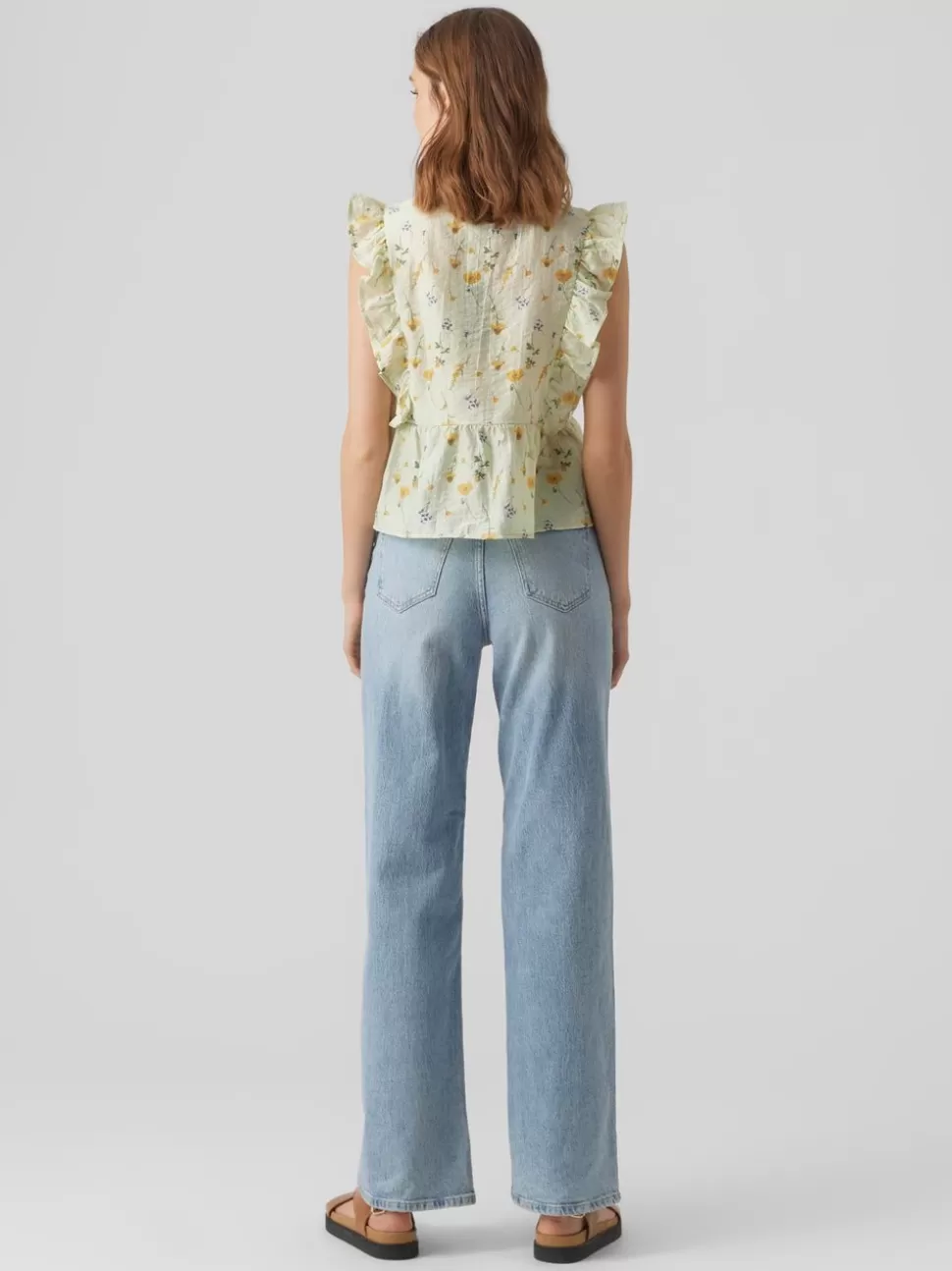Toppar^VERO MODA VMMADELEINE Topp Bok Choy