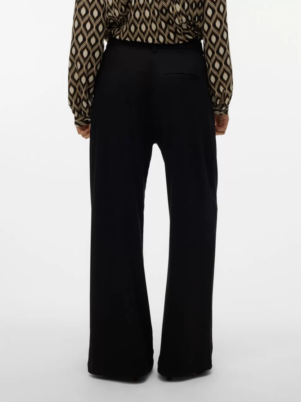 Byxor^VERO MODA VMMADISON Hög Midja Byxor Black
