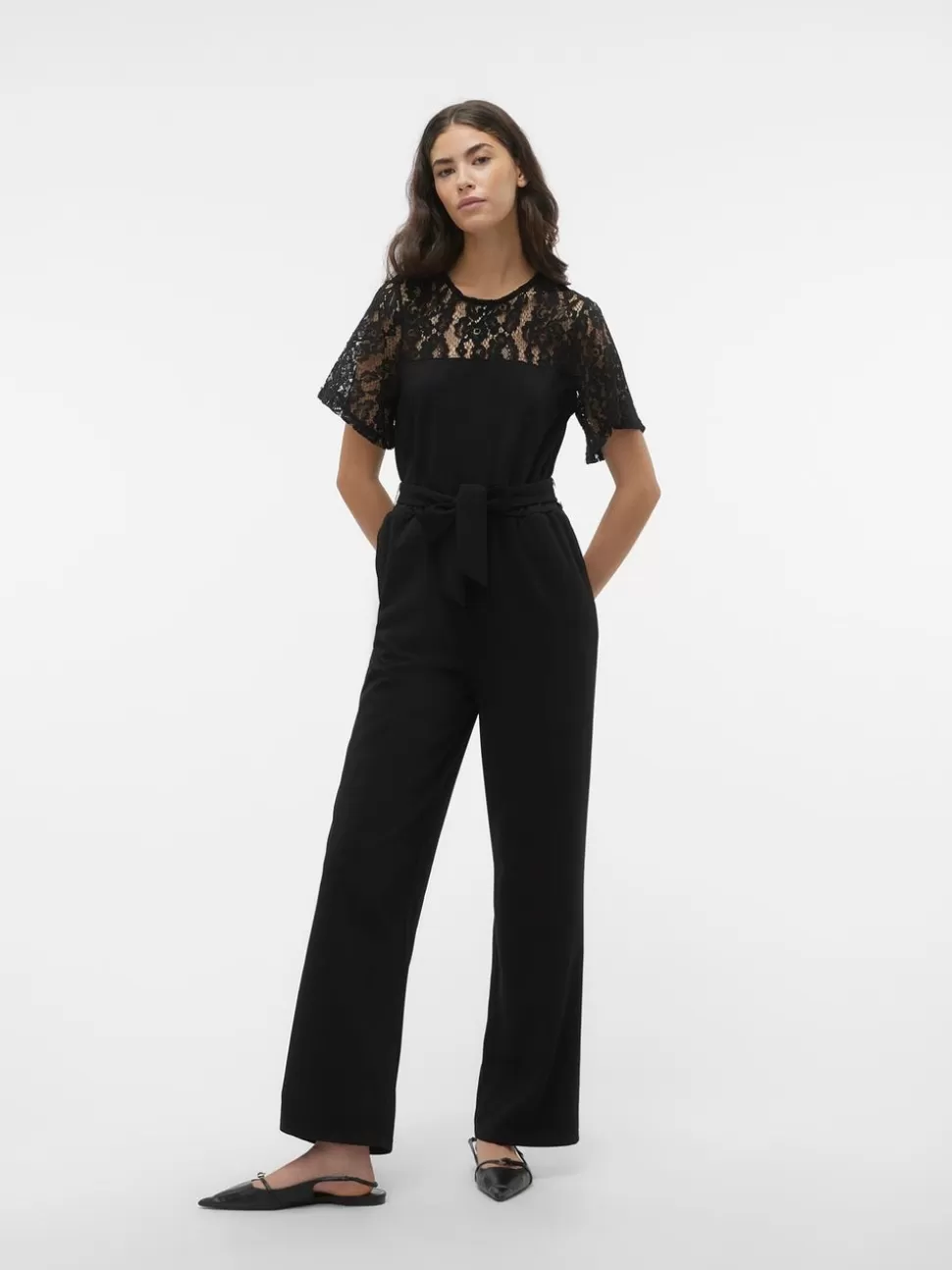 Byxor^VERO MODA VMMAGDA Jumpsuit Black