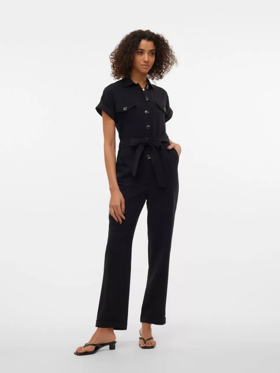 Byxor^VERO MODA VMMAGGI Jumpsuit Black