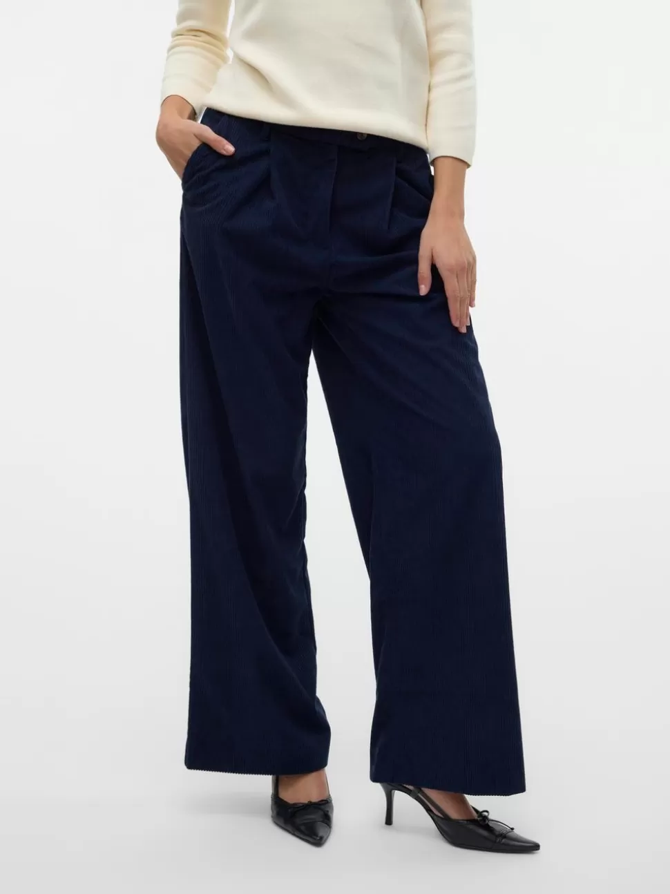 Byxor^VERO MODA VMMAVIS Byxor Seaborne