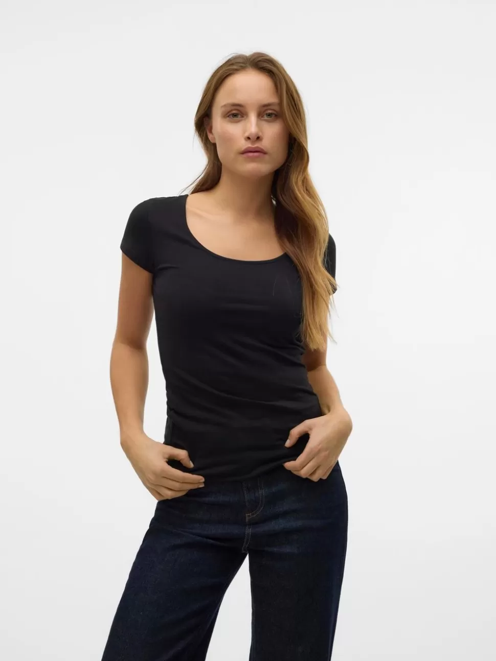 Toppar^VERO MODA VMMAXI T-shirt Black