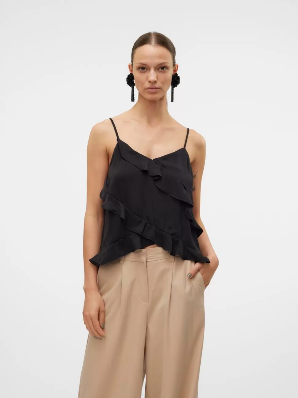 Toppar^VERO MODA VMMAXINE Topp Black