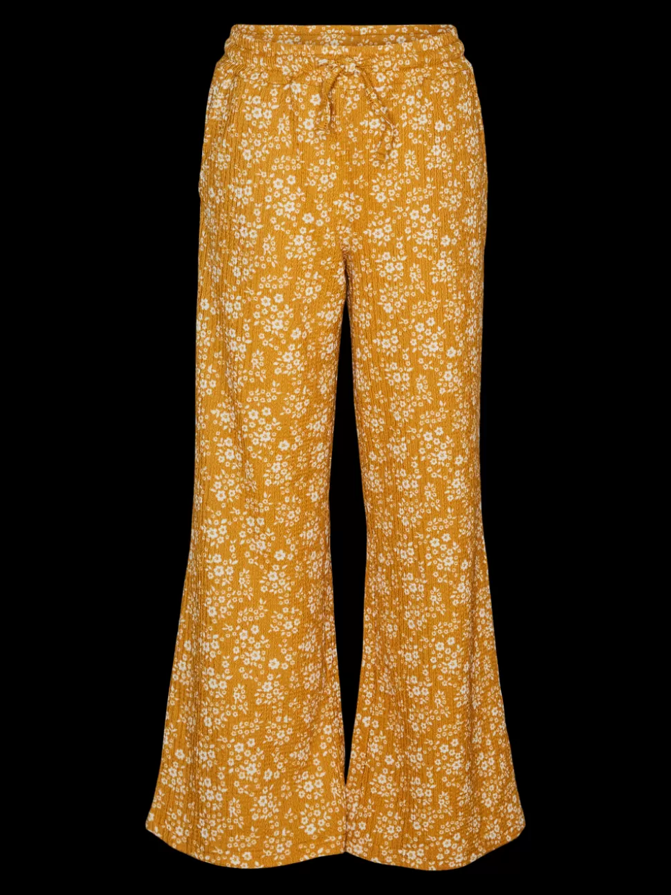 Byxor | Underdelar^VERO MODA VMMAYA Medelhög Midja Byxor Golden Spice