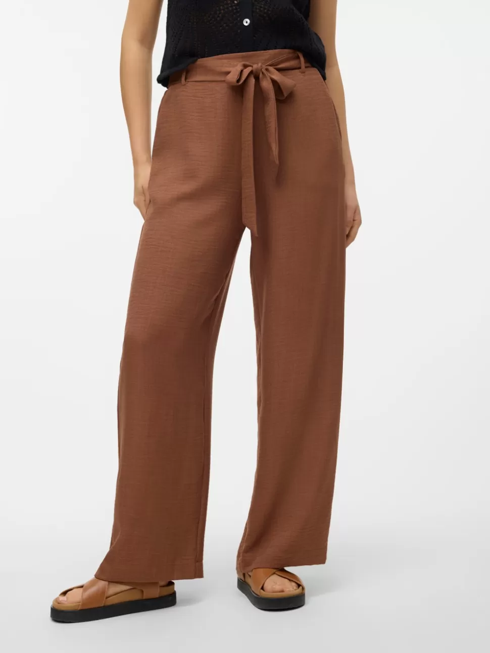 Byxor^VERO MODA VMMELONY Hög Midja Byxor Aztec