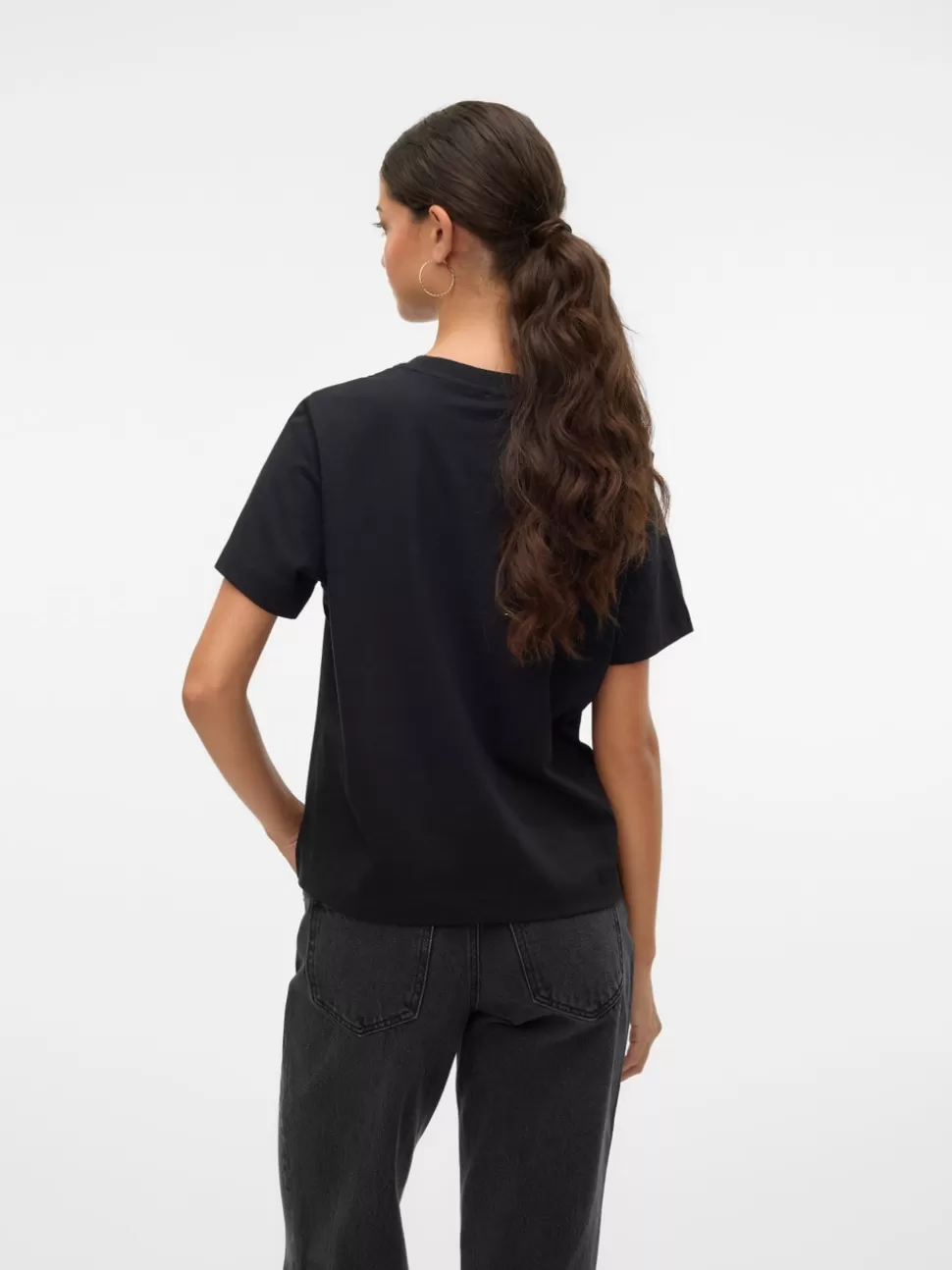 Toppar^VERO MODA VMMETTE T-shirt Black