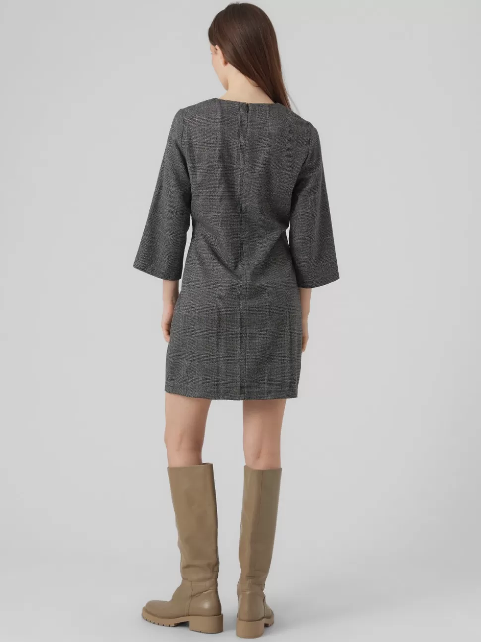 Klänningar^VERO MODA VMMILA Kort Klänning Dark Grey