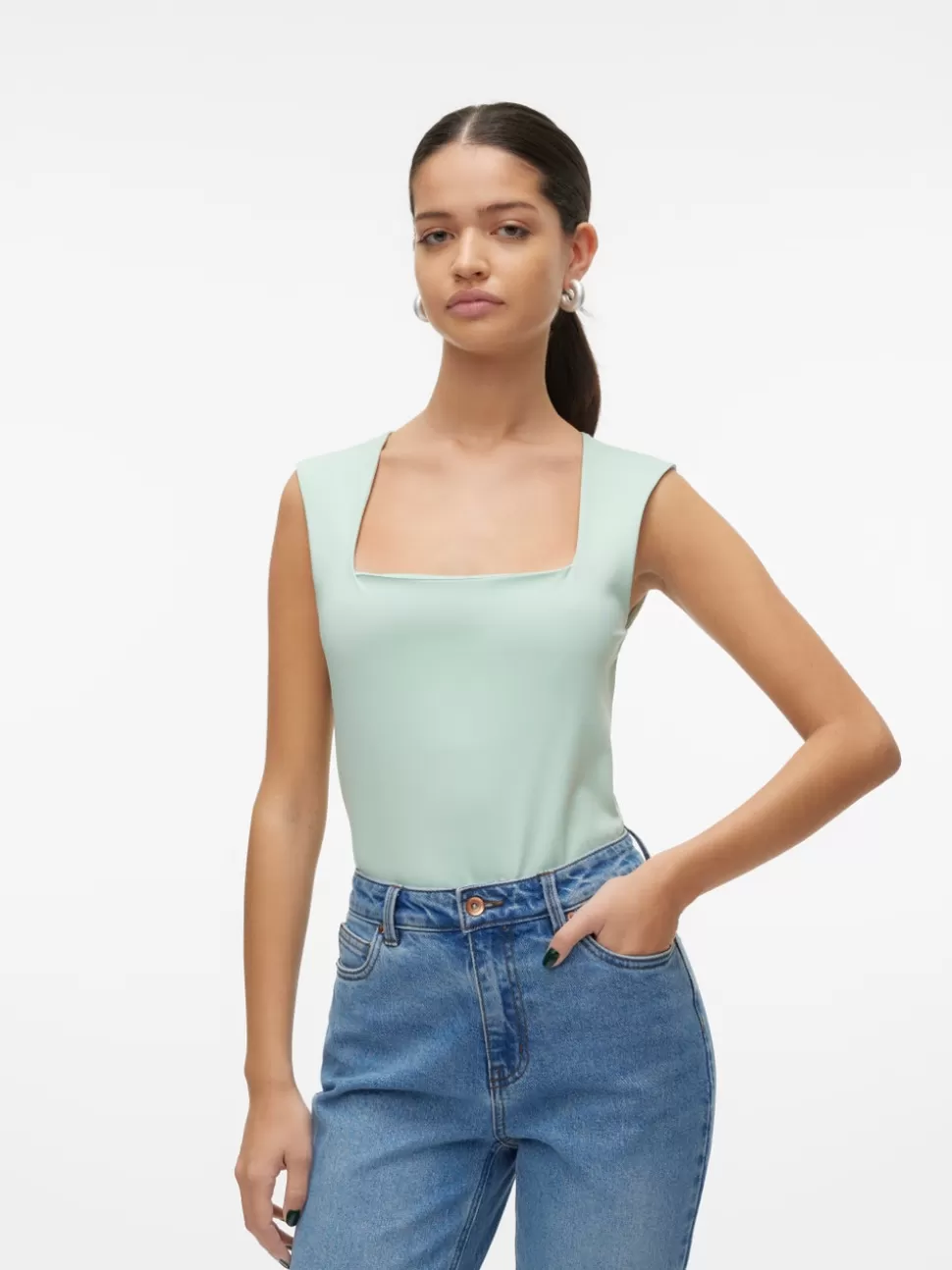 Festkläder | Toppar^VERO MODA VMMILLION Topp Silt Green