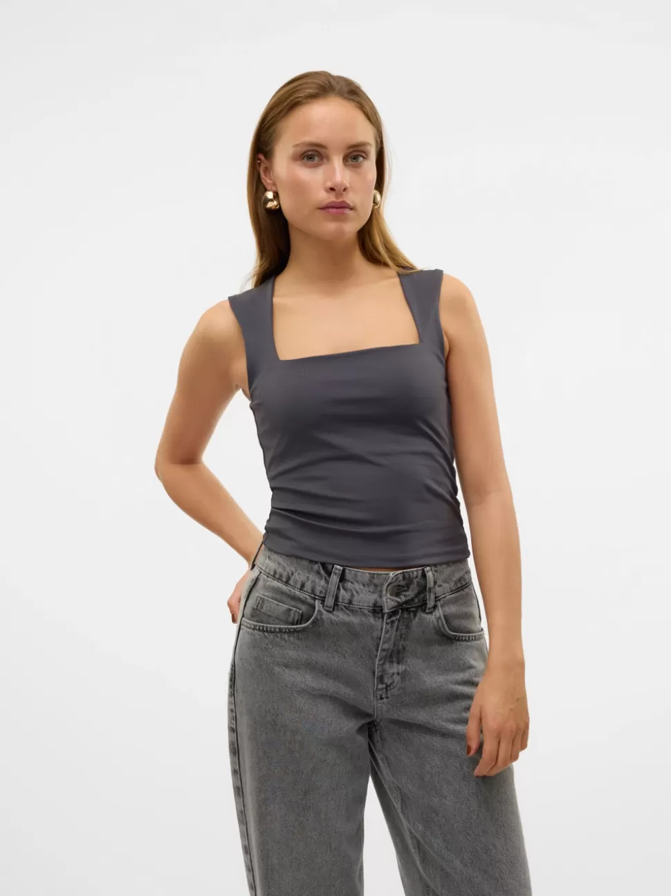 Festkläder | Toppar^VERO MODA VMMILLION Topp Asphalt