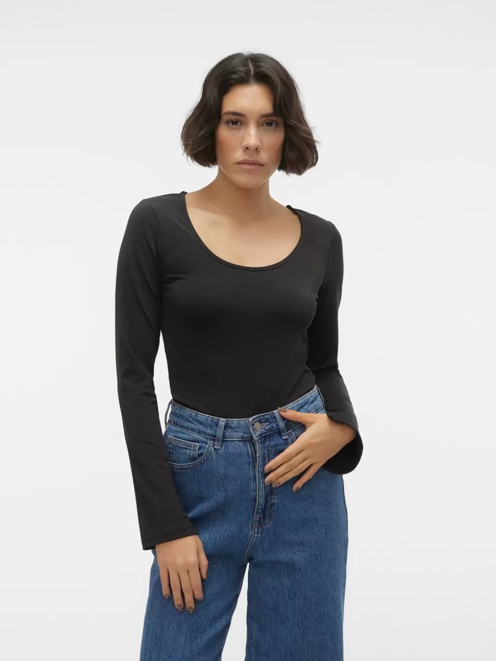 Toppar^VERO MODA VMMILLION Topp Black