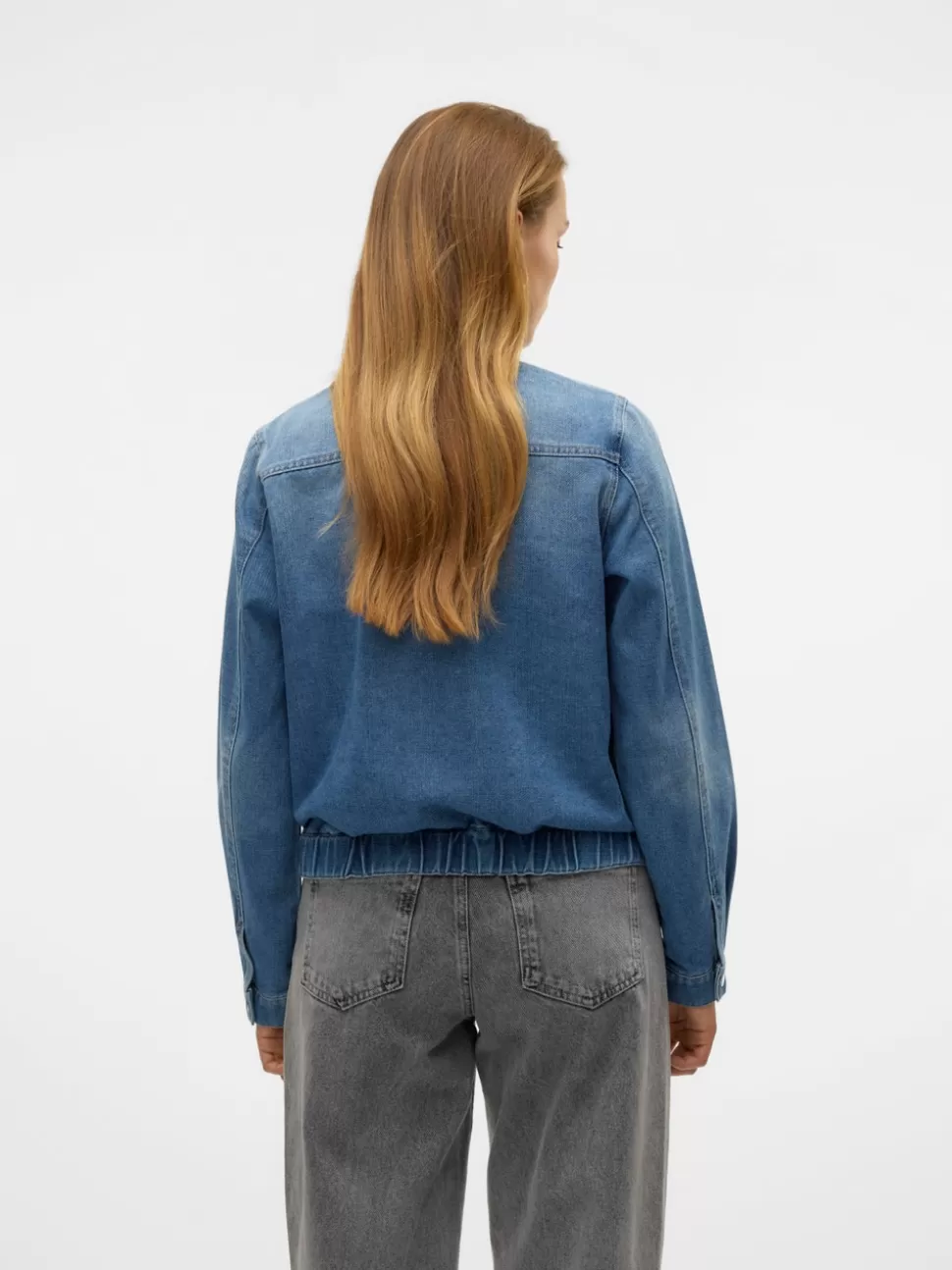 Jackor^VERO MODA VMMIRA Jeansjacka Medium Blue Denim