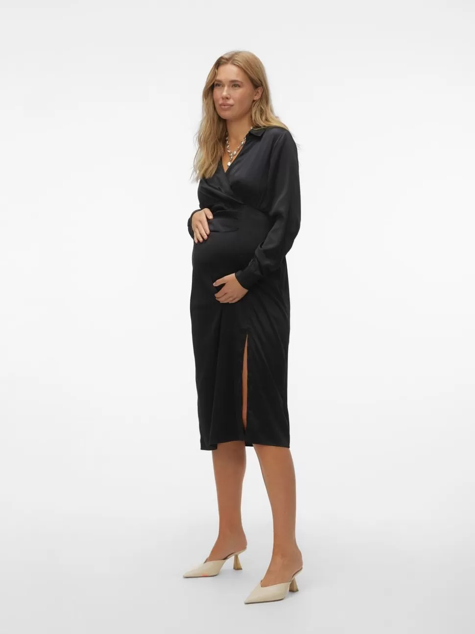Festkläder | Klänningar^VERO MODA VMMKLEO Gravidklänning Black