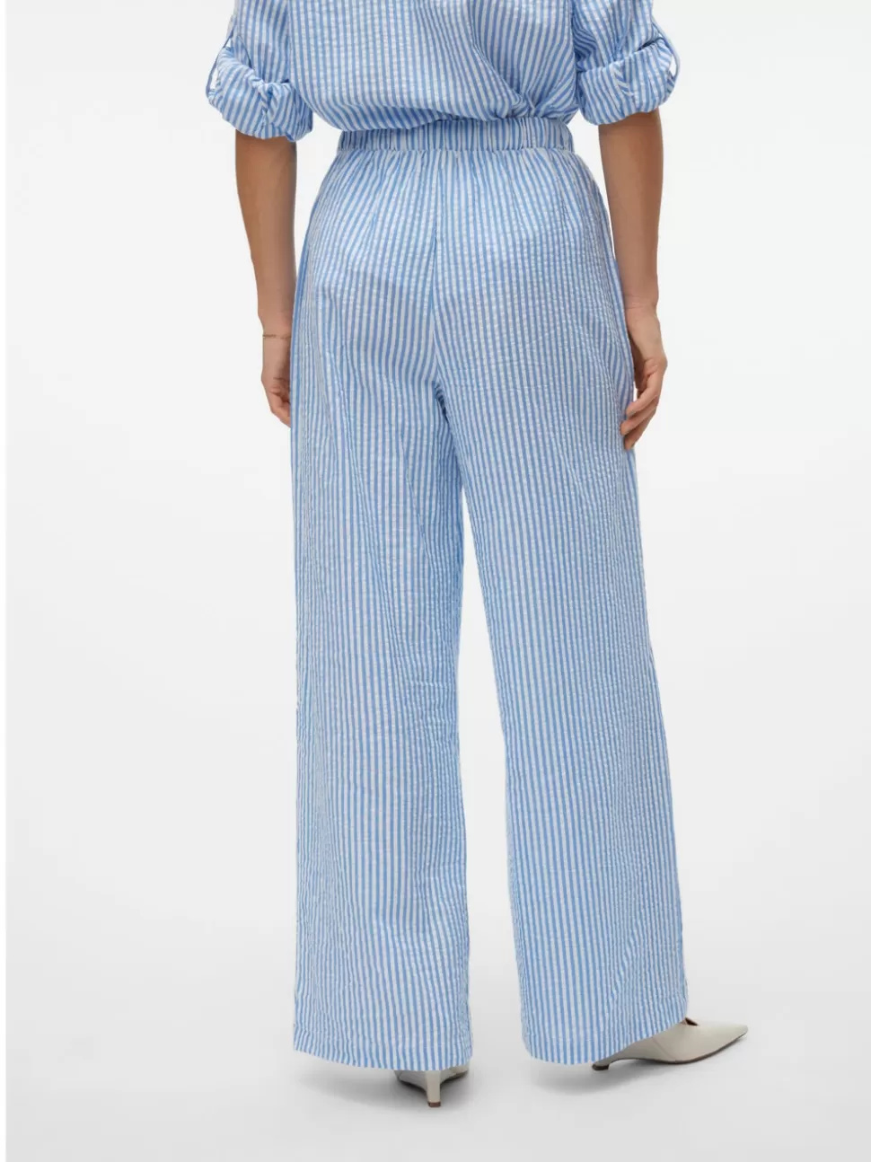Byxor^VERO MODA VMMOLLY Byxor Vista Blue