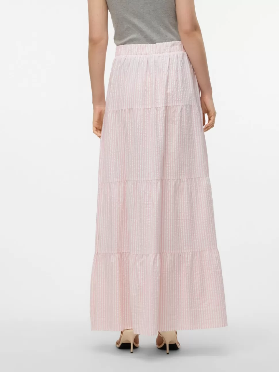 Kjolar^VERO MODA VMMOLLY Hög Midja Lång Kjol Sweet Dreams