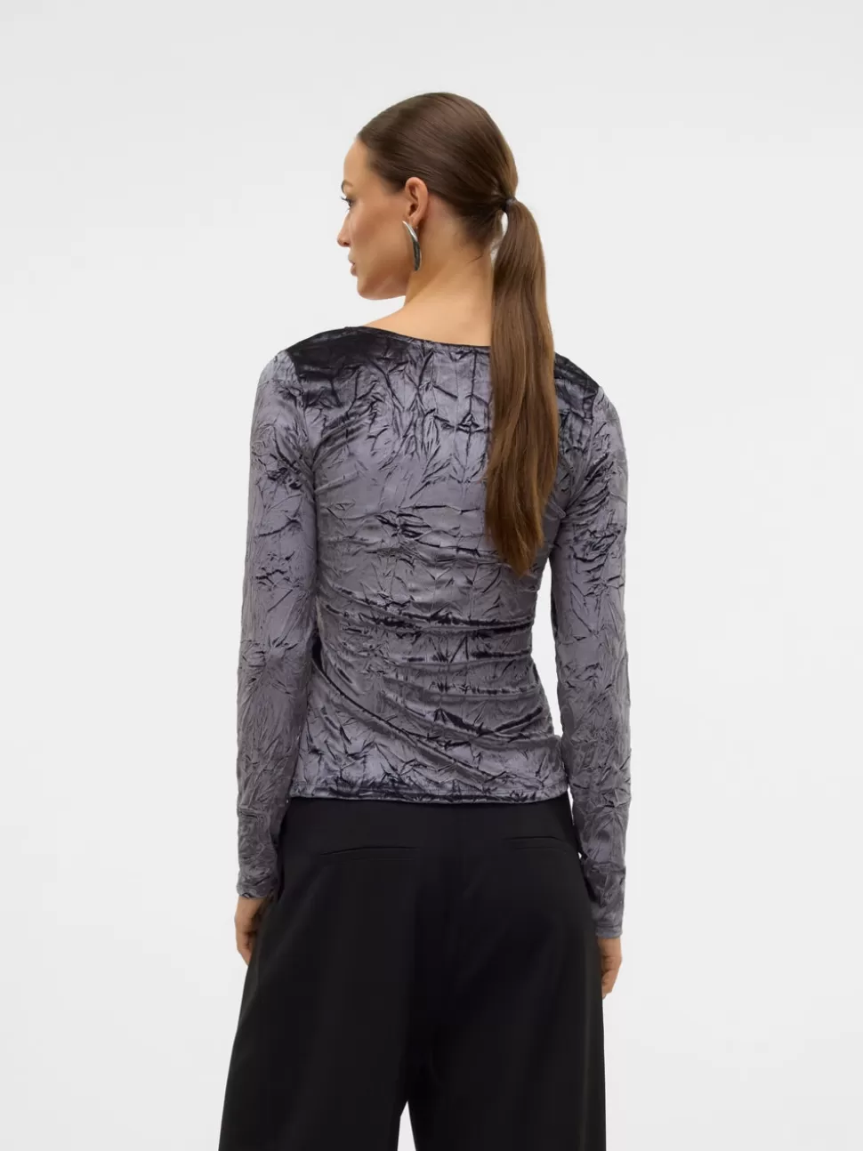Toppar^VERO MODA VMMOLLY Topp Pavement