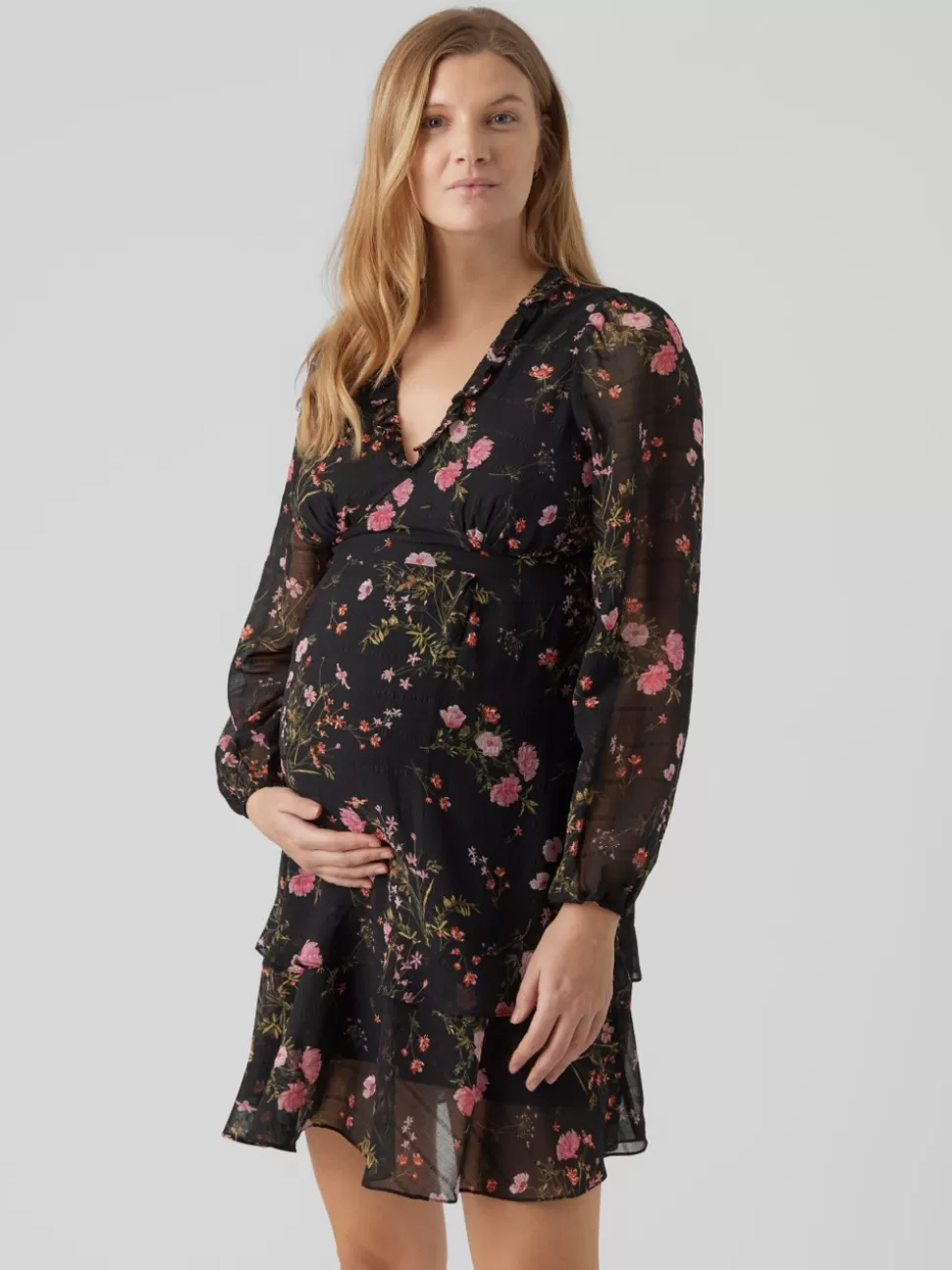 Festkläder | Klänningar^VERO MODA VMMROSA Gravidklänning Black