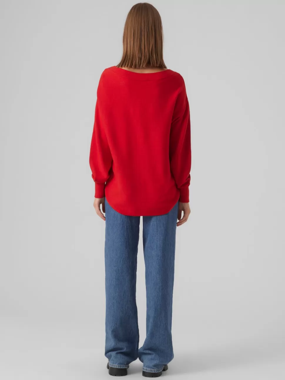 Stickat^VERO MODA VMNANCY Pullover Goji Berry