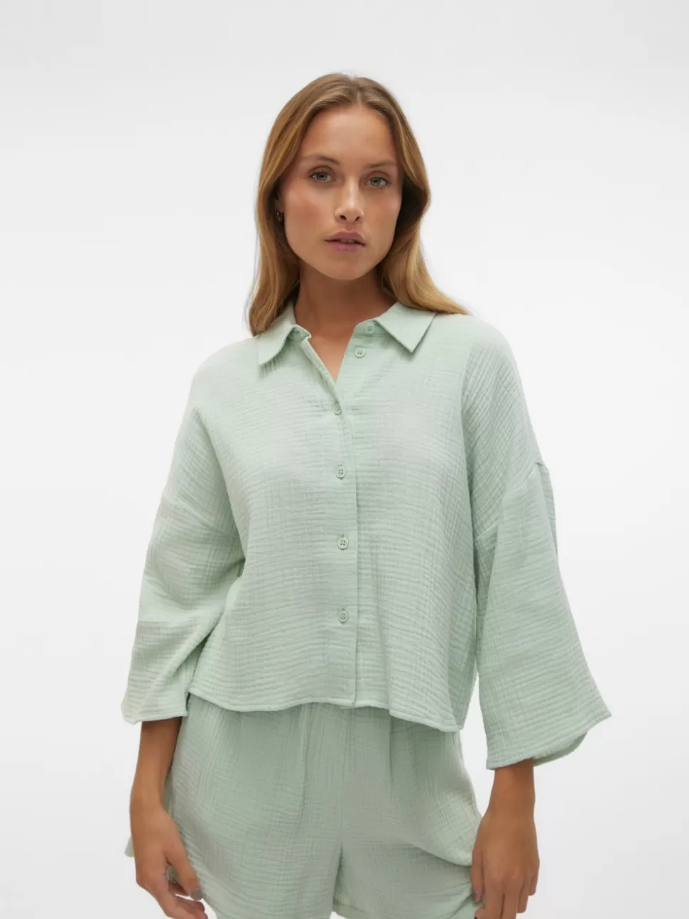 Toppar^VERO MODA VMNATALI Topp Silt Green
