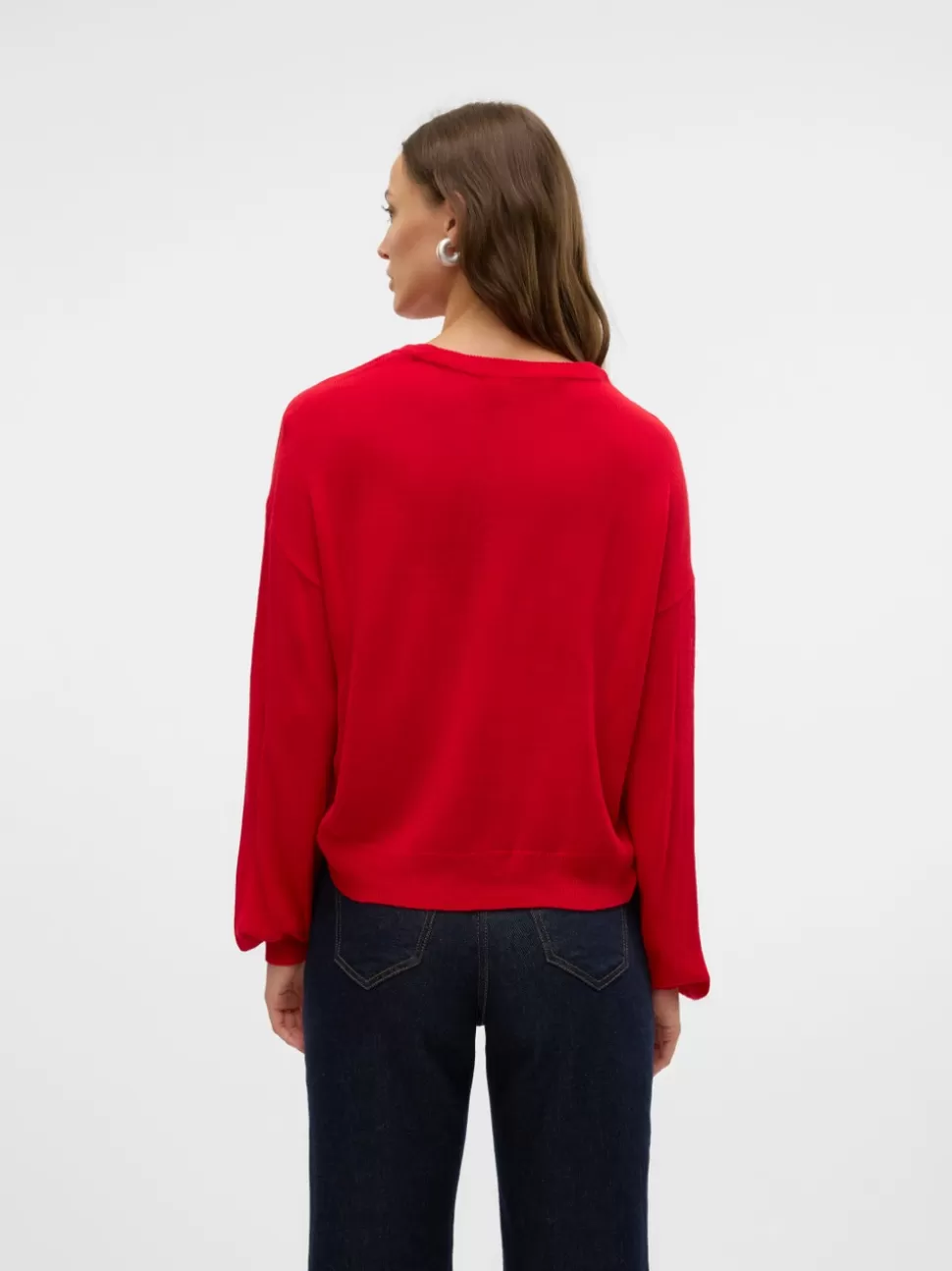 Stickat^VERO MODA VMNEWGARLAND Pullover Chinese Red