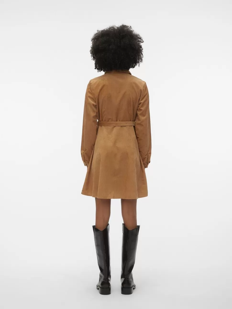 Klänningar^VERO MODA VMNINA Kort Klänning Tobacco Brown