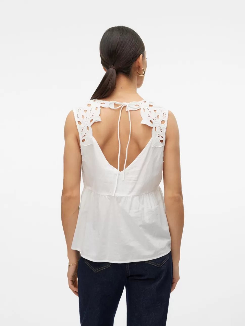 Toppar^VERO MODA VMNOA Topp Snow White