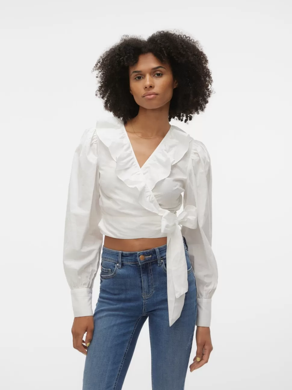 Toppar^VERO MODA VMNOAJANE Topp Snow White