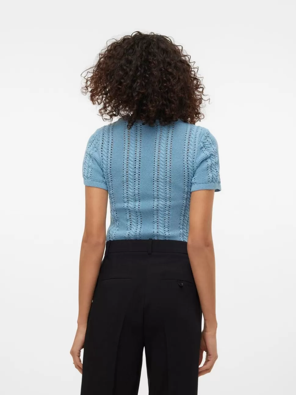 Stickat | Toppar^VERO MODA VMNORA Pullover Dusk Blue