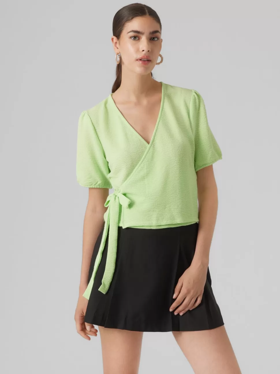 Toppar^VERO MODA VMNORA Topp Paradise Green