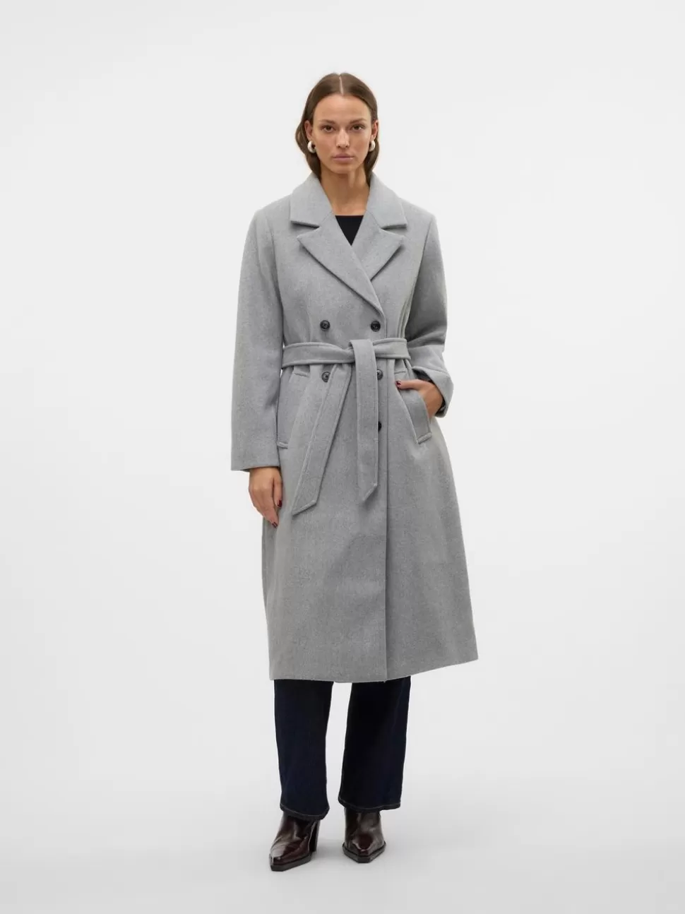 Jackor^VERO MODA VMNORR Rock Light Grey Melange