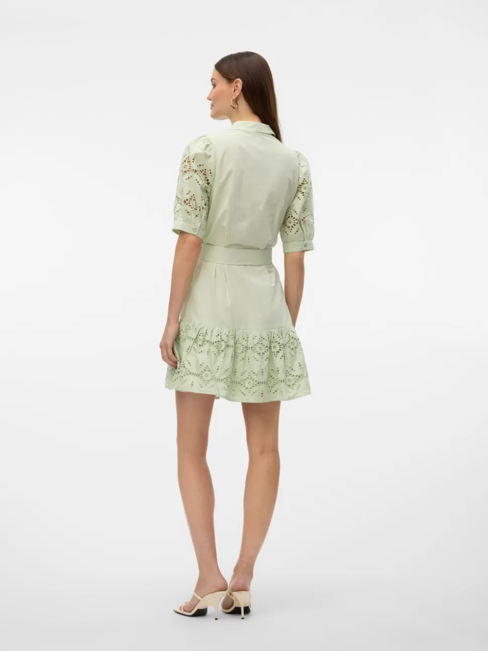 Klänningar^VERO MODA VMNYNNE Kort Klänning Bok Choy