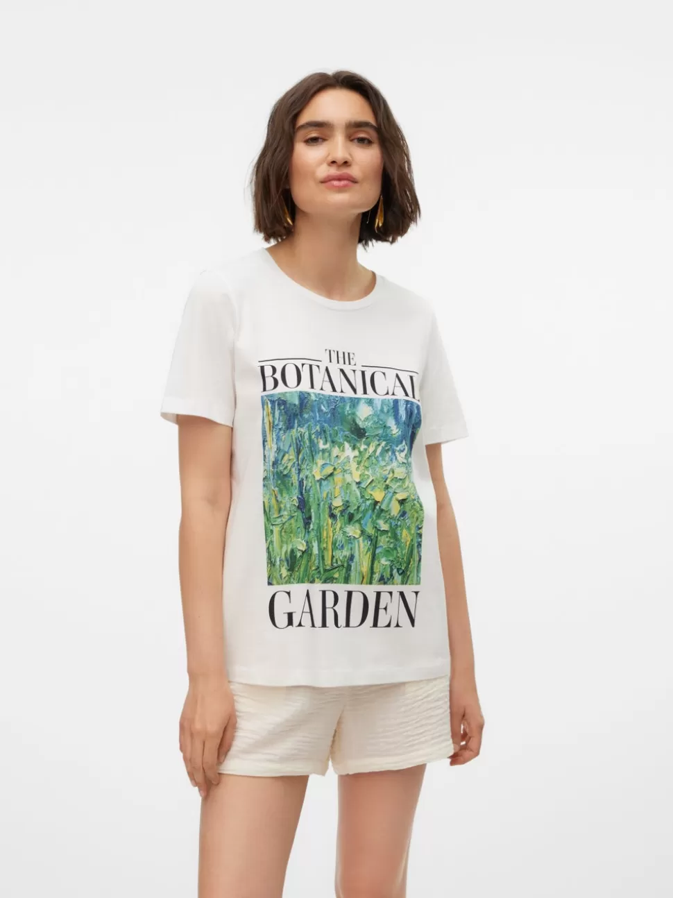 Toppar^VERO MODA VMODE T-shirt Snow White