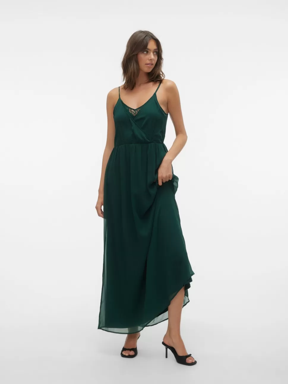 Klänningar^VERO MODA VMOLIVIA Lång Klänning Pine Grove
