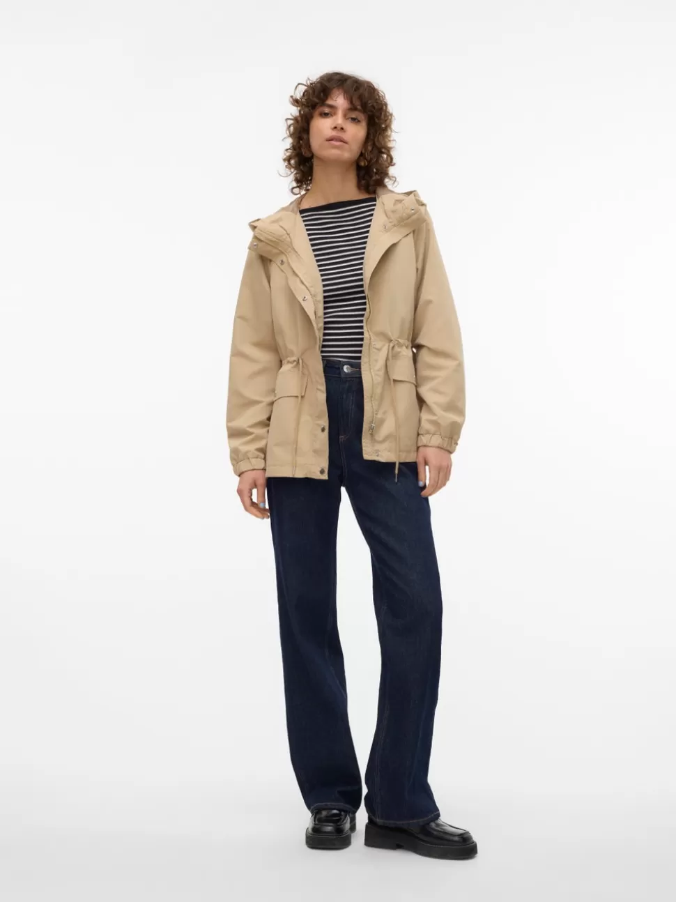 Jackor^VERO MODA VMPAISLEY Parka Travertine