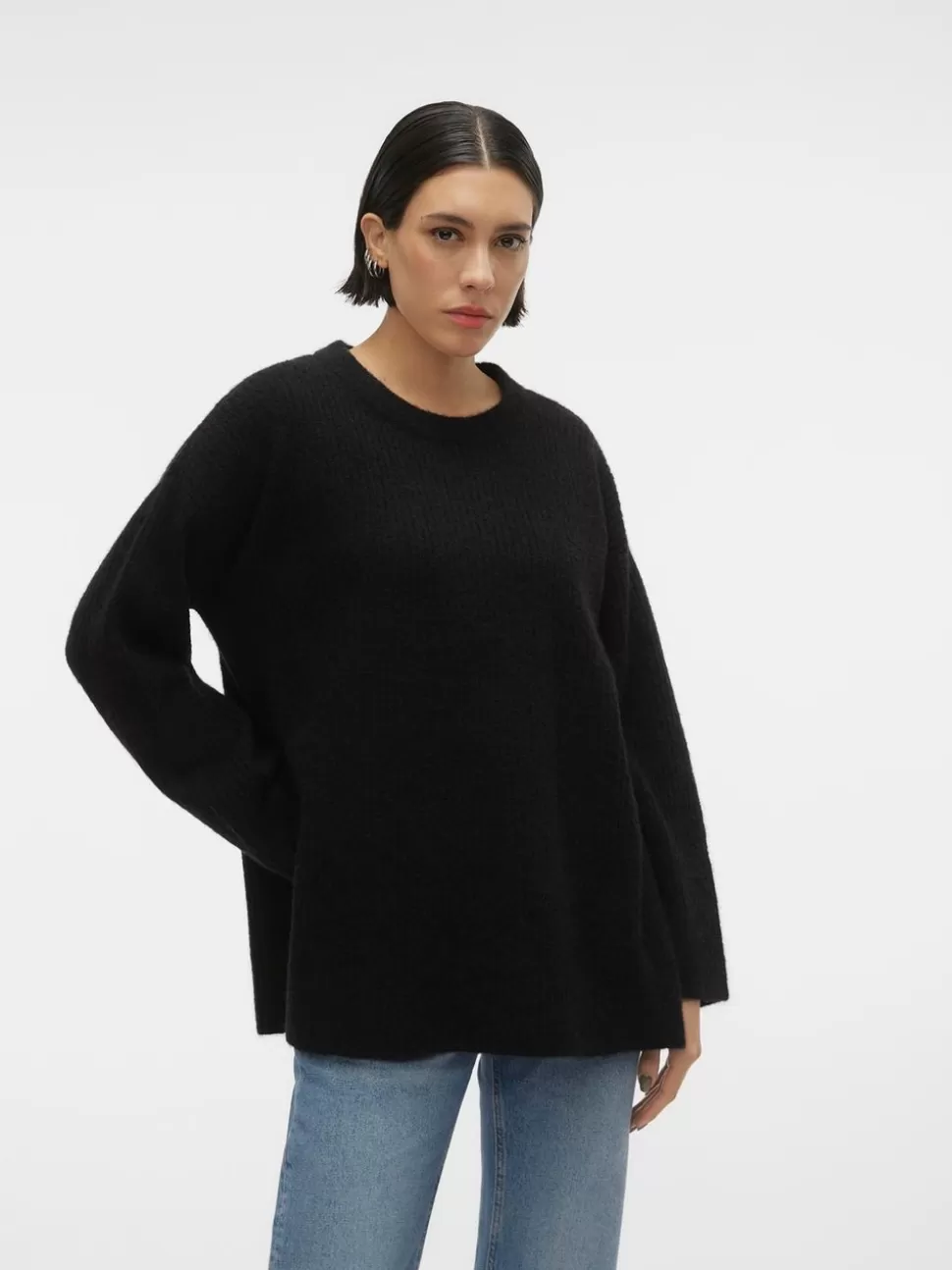 Stickat | Basics^VERO MODA VMPALMA Pullover Black