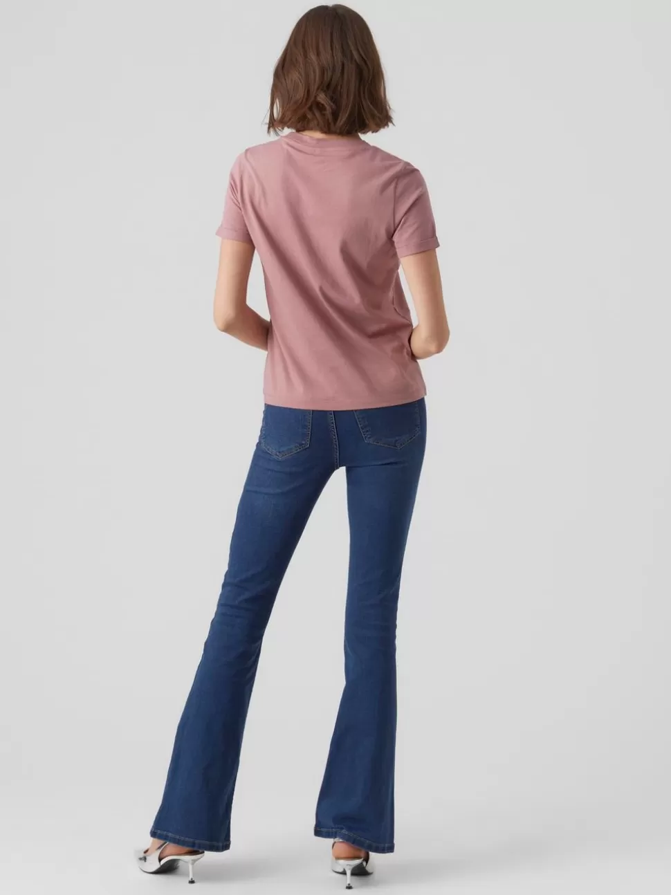 Toppar | Basics^VERO MODA VMPAULA T-shirt Nostalgia Rose