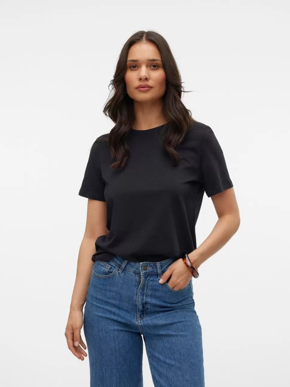 Toppar | Basics^VERO MODA VMPAULINA T-shirt Black