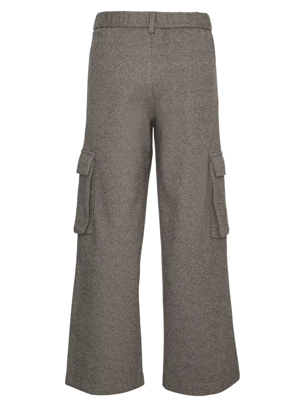 Byxor | Underdelar^VERO MODA VMPIA Medelhög Midja Byxor Light Grey Melange