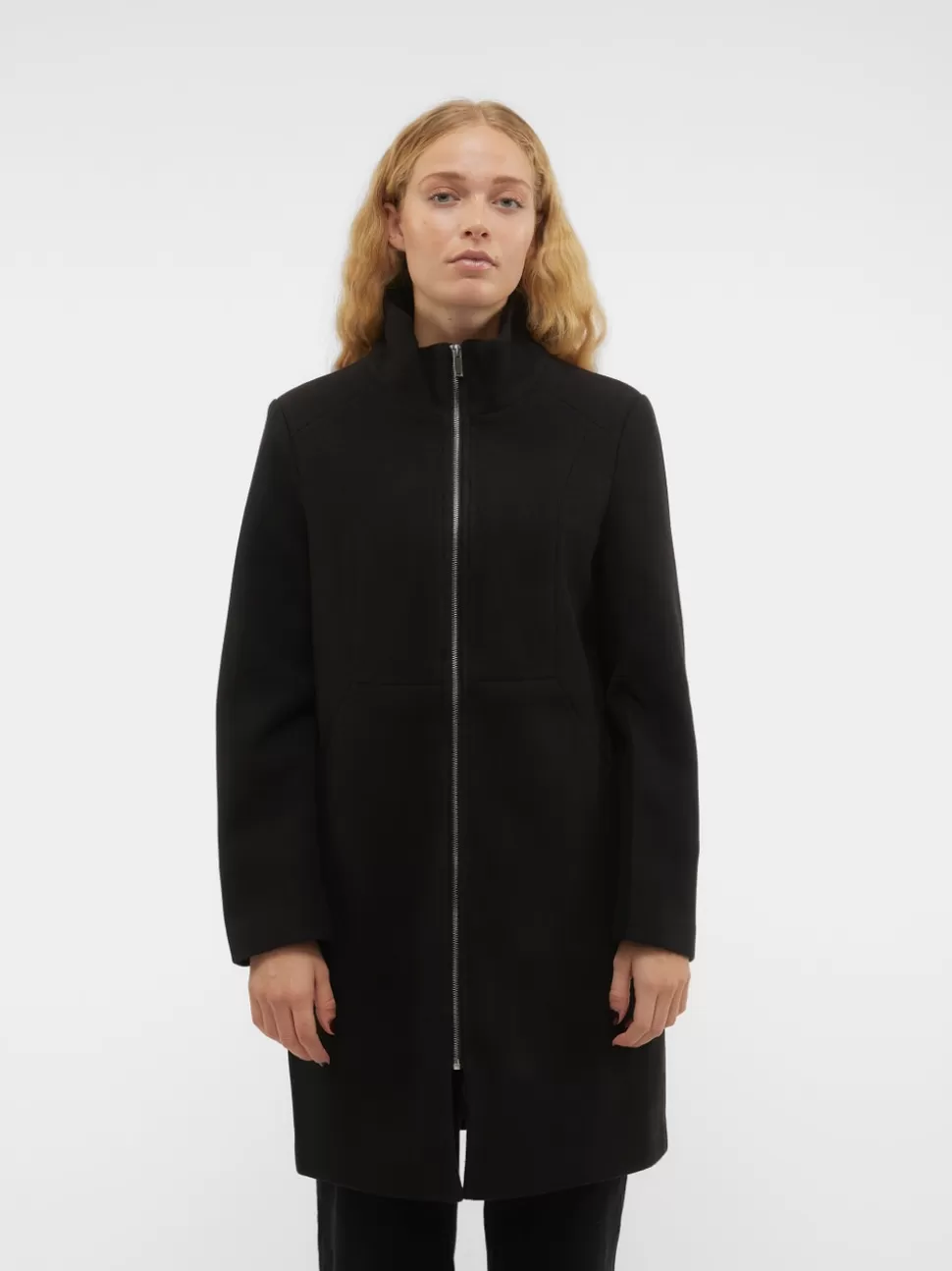 Jackor^VERO MODA VMPOPZIPPER Rock Black