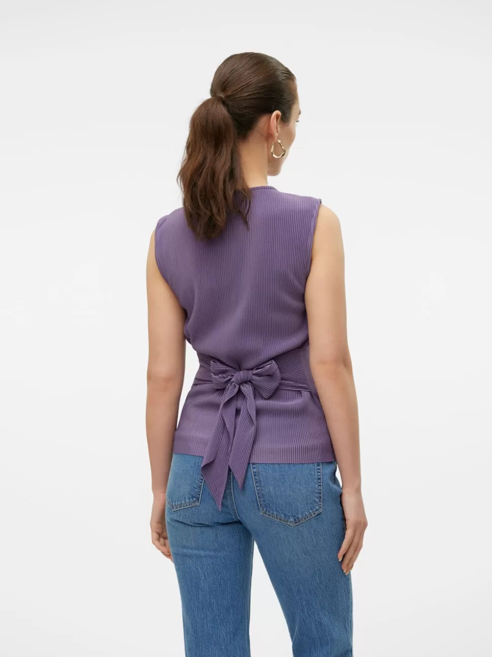 Toppar^VERO MODA VMRAYA Topp Mulled Grape