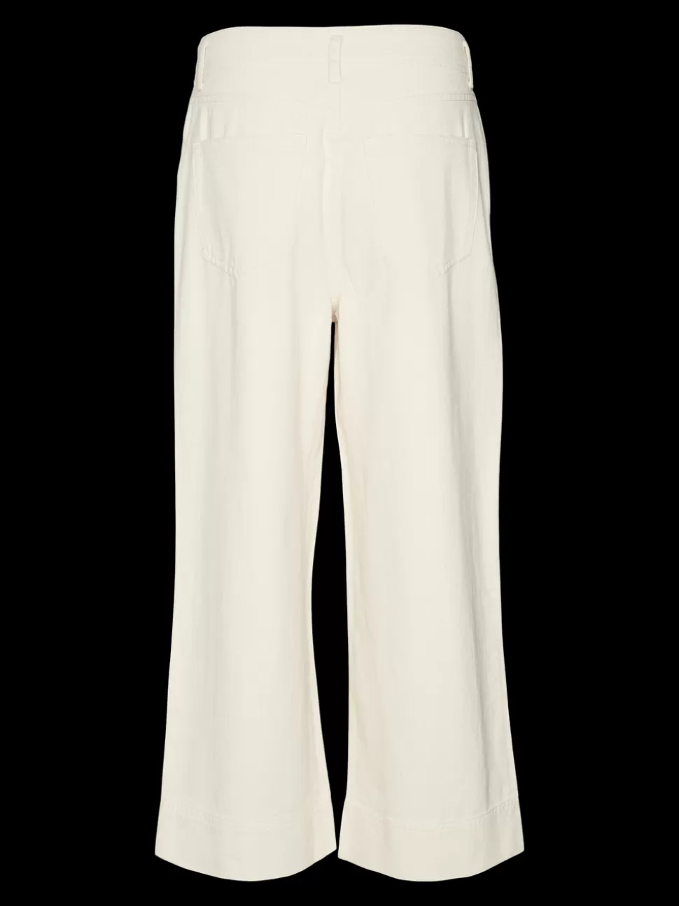 Jeans^VERO MODA VMREBECCA Superhög Midja Vid Passform Culotte Jeans Ecru