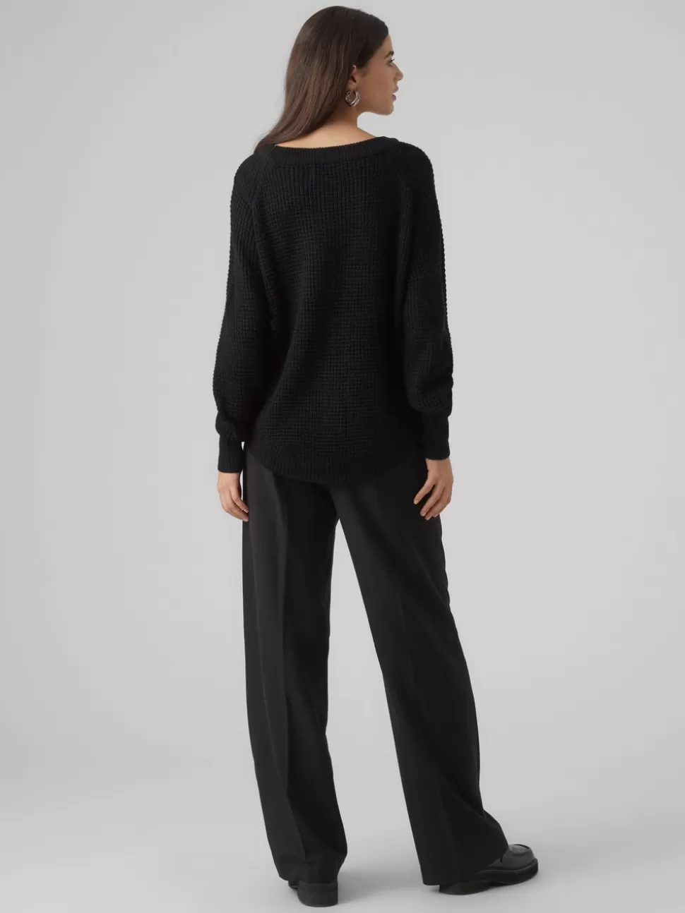 Stickat | Basics^VERO MODA VMRICIENEW Pullover Black