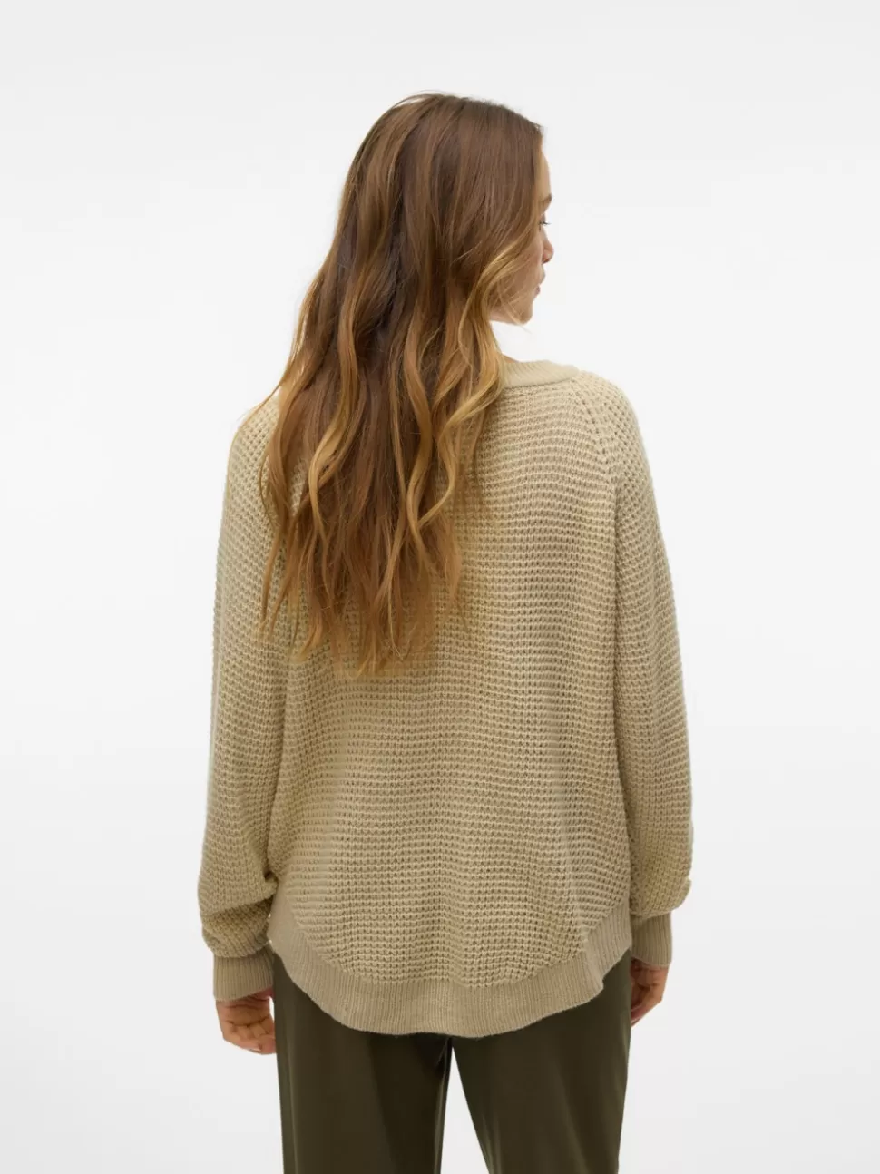 Stickat | Basics^VERO MODA VMRICIENEW Pullover Oatmeal