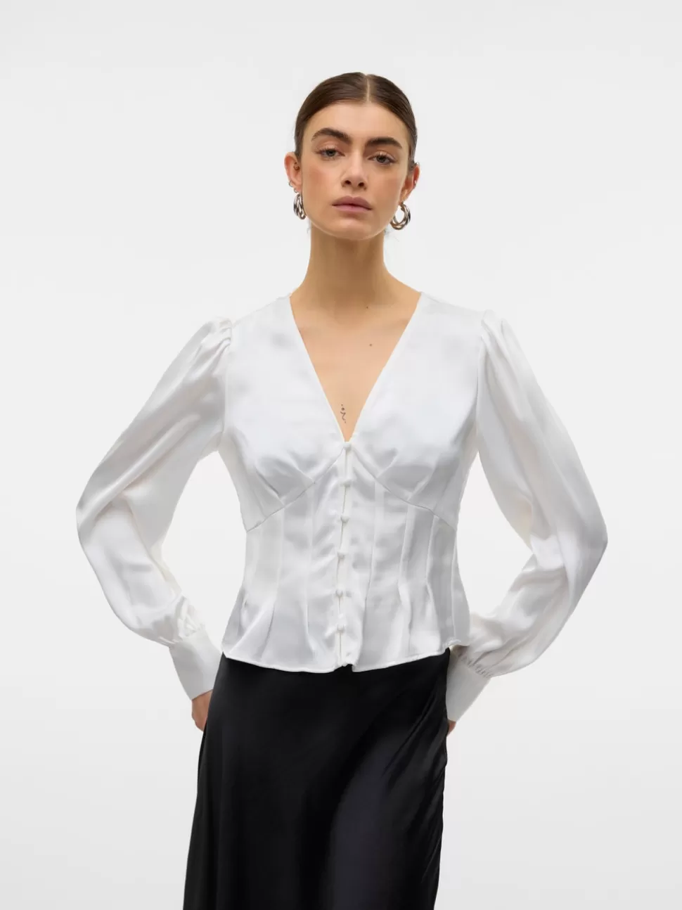 Festkläder | Toppar^VERO MODA VMRIKKE Topp Snow White