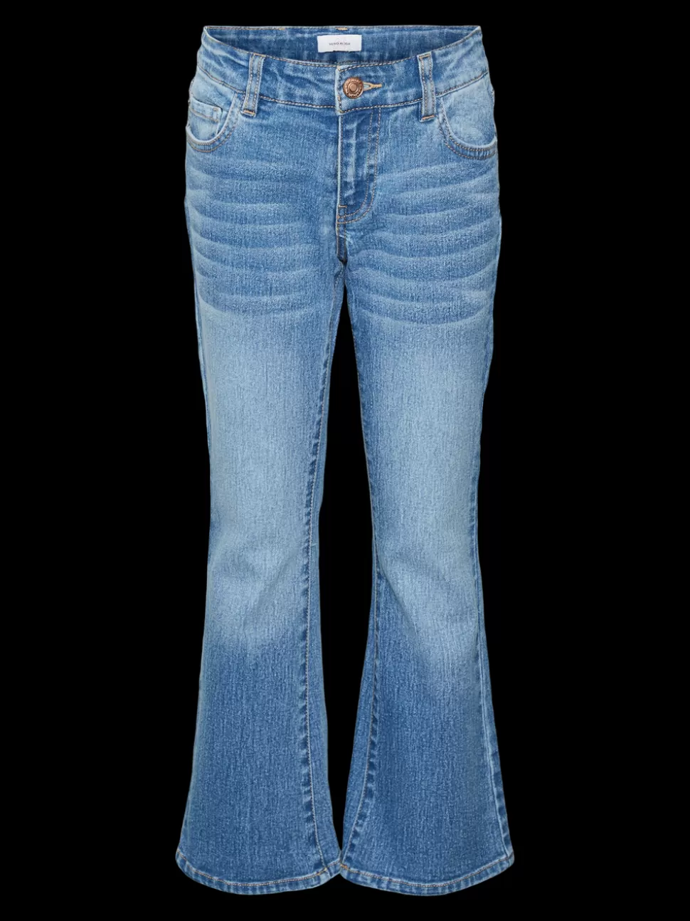 Jeans | Underdelar^VERO MODA VMRIVER Hög Midja Utsvängd Passform Jeans Medium Blue Denim
