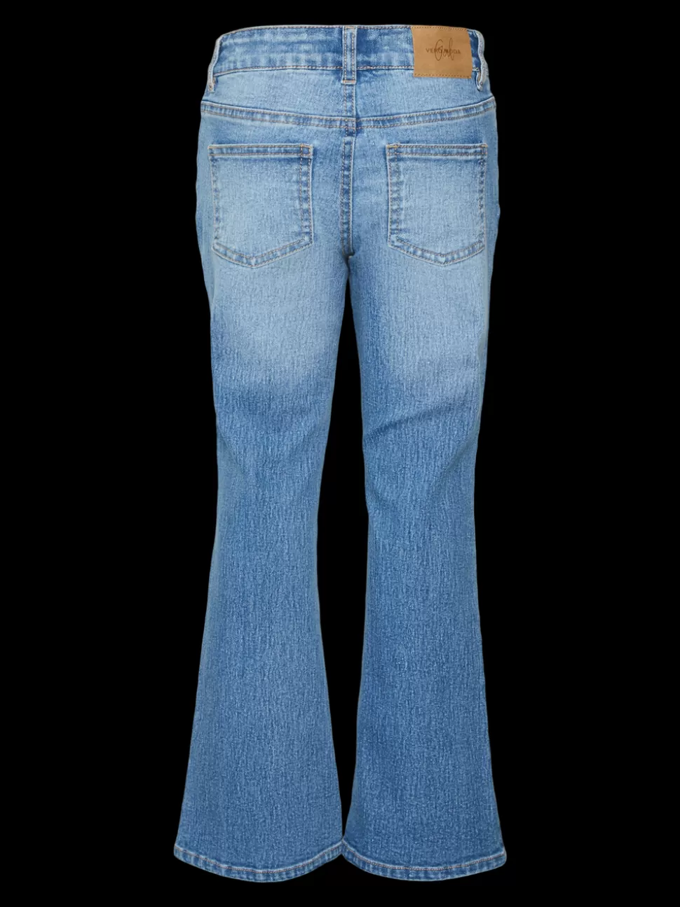 Jeans | Underdelar^VERO MODA VMRIVER Hög Midja Utsvängd Passform Jeans Medium Blue Denim