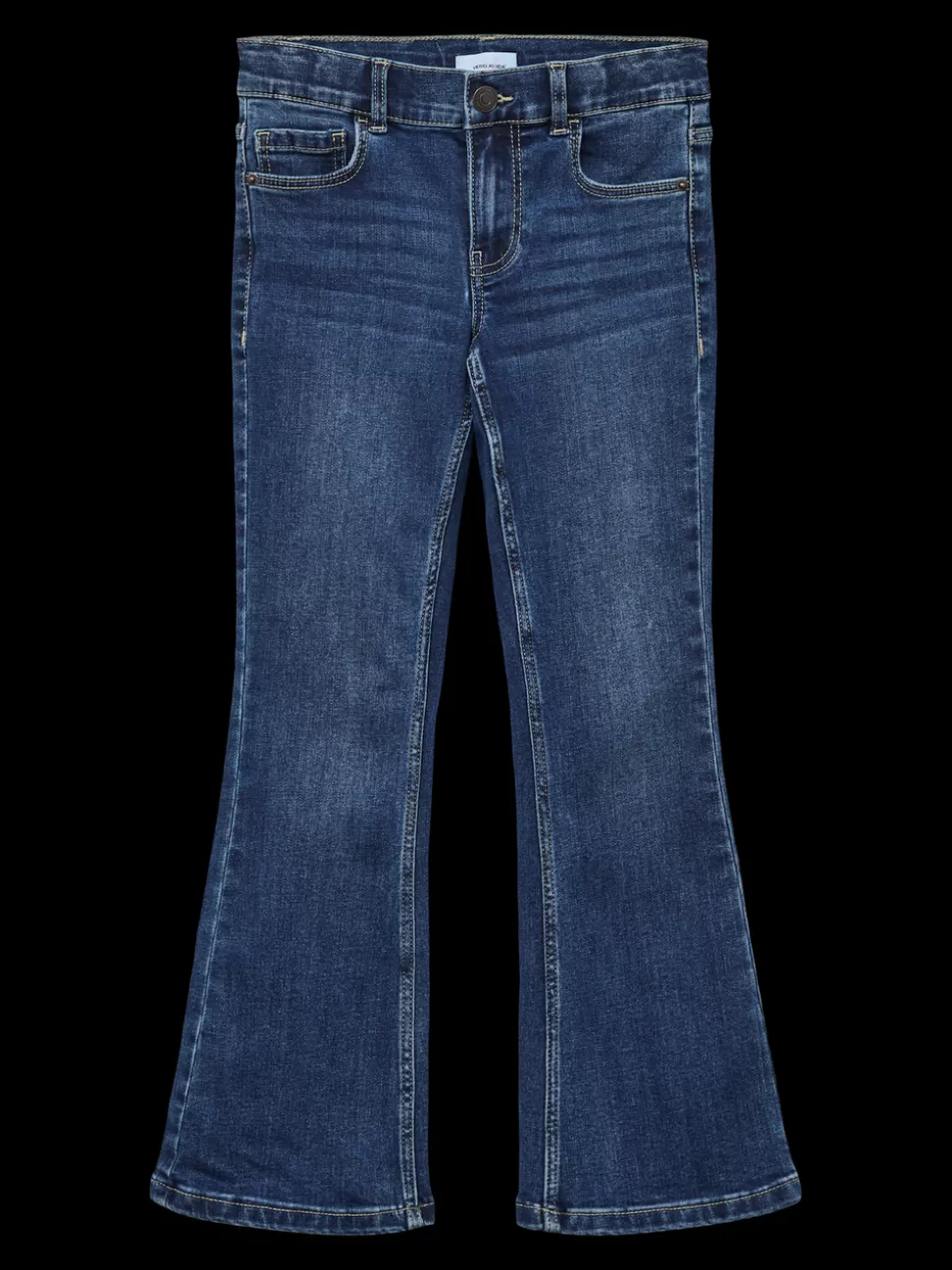 Jeans | Underdelar^VERO MODA VMRIVER Hög Midja Vid Passform Jeans Dark Blue Denim